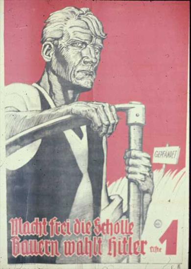 Nazistowskie plakaty - Nazi Poster - Farmers Vote For Hitler.jpg