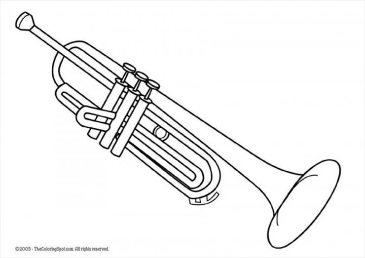 instrumenty, nuty - instrumenty, muzyka - kolorowanka 110.jpg