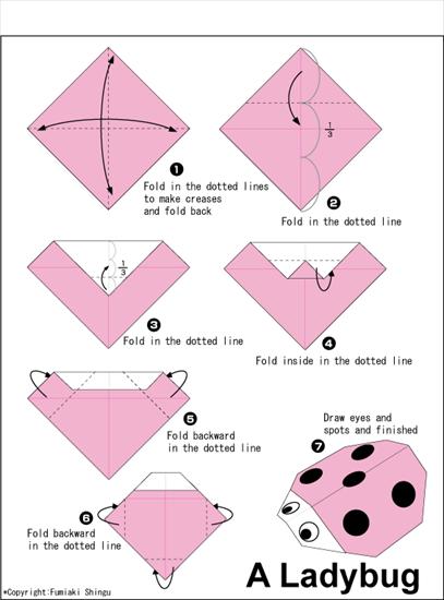Origami - biedronka.gif