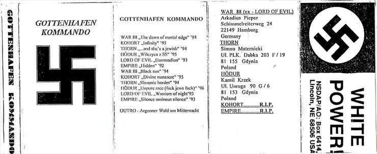 VA - Gottenhafen Kommando Compilation - 1996 - Front.jpg
