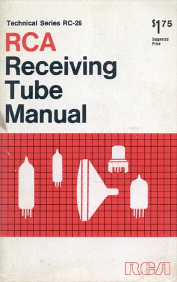 ZZZ Okładki - RCA - Receiving Tube Manual RC-26 - 1968.jpg