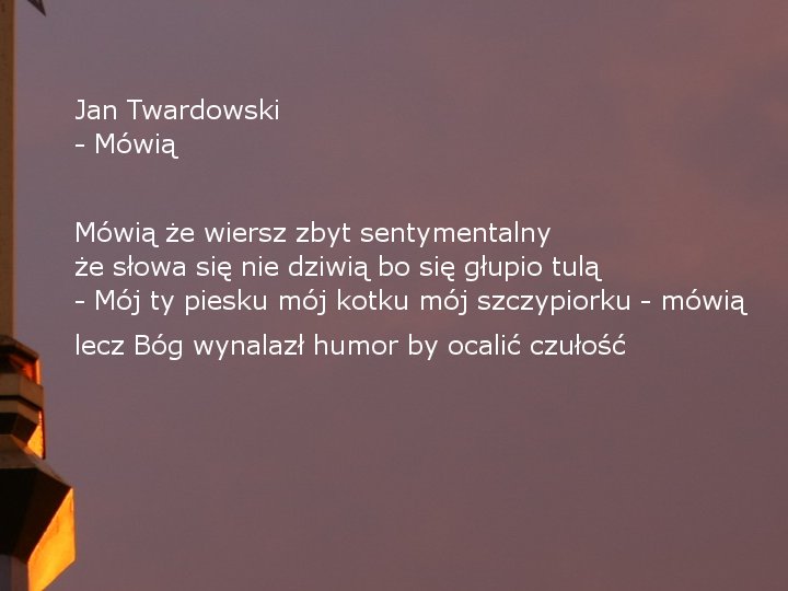 WierszeKs.Twardowski - ks. Jan Twardowski - Mówią.jpg